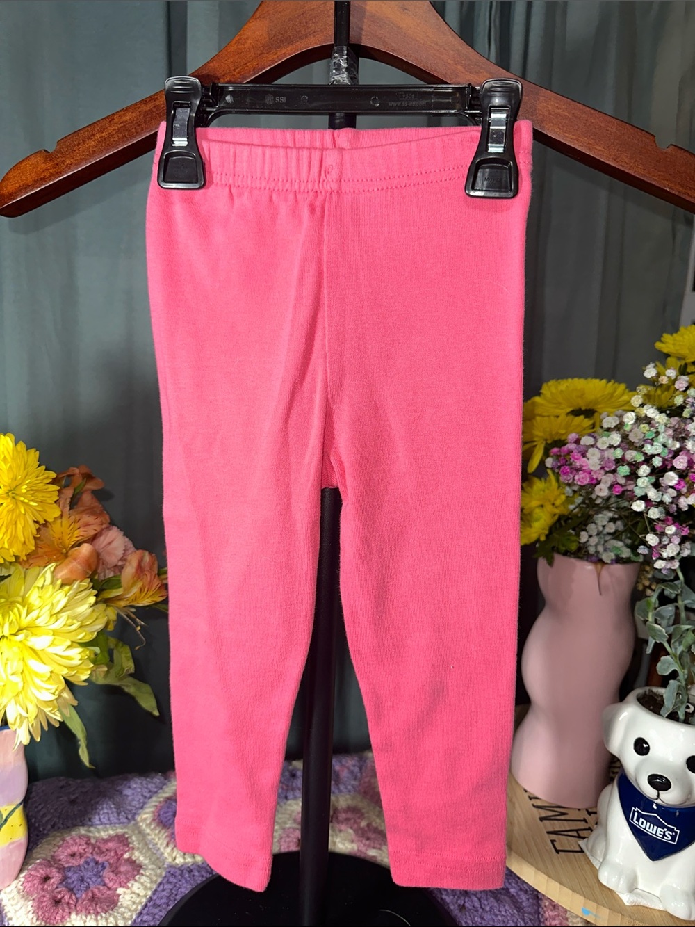 🎉Fisher-Price Hot Pink Kids' Stretch Leggings. C335